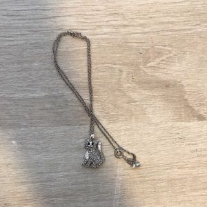 Crystal Cat/Kitty Pendant Necklace 50% Off